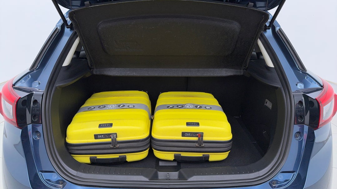 Boot Inside View with Luggage