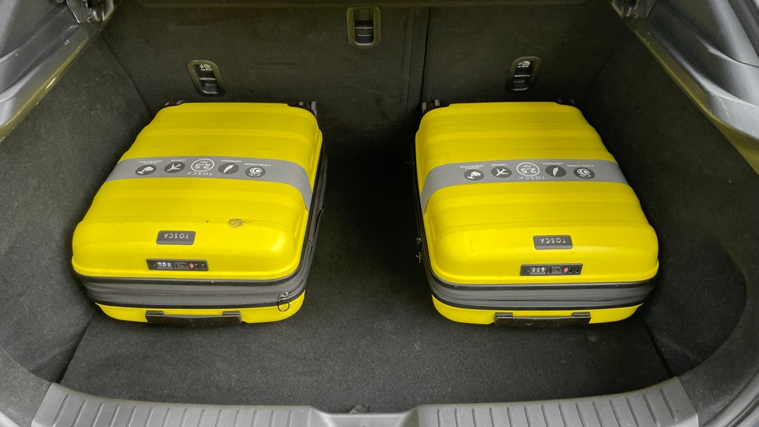 Boot Inside View with Luggage