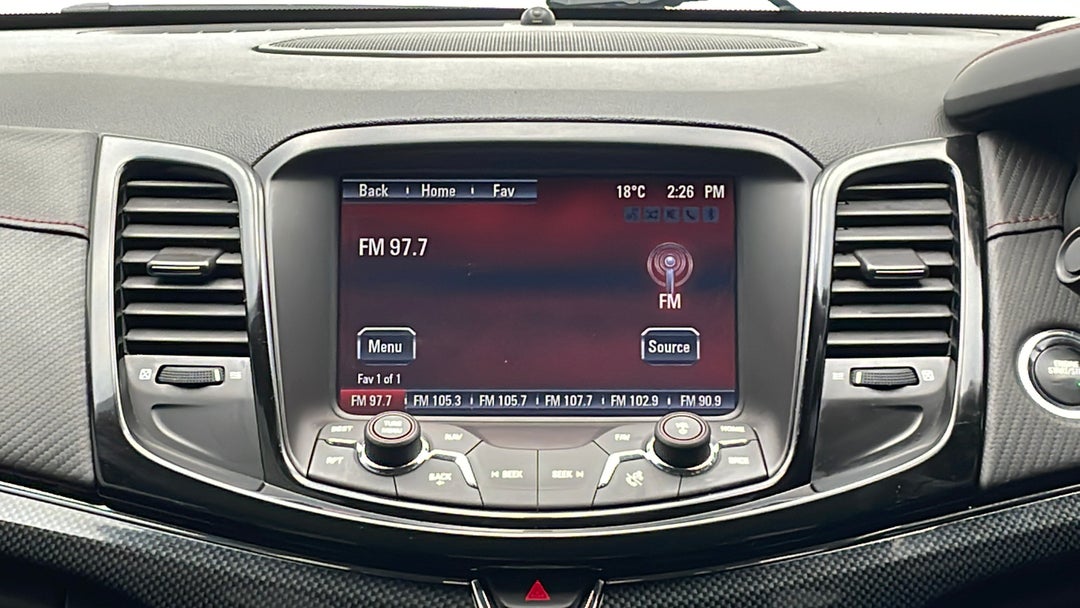 2016 Holden Commodore Sv6 Black Edition, Automatic, 55128 km, Infotainment System