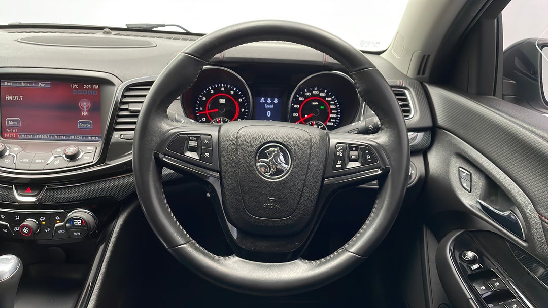 2016 Holden Commodore Sv6 Black Edition, Automatic, 55128 km, Steering Wheel Close-up