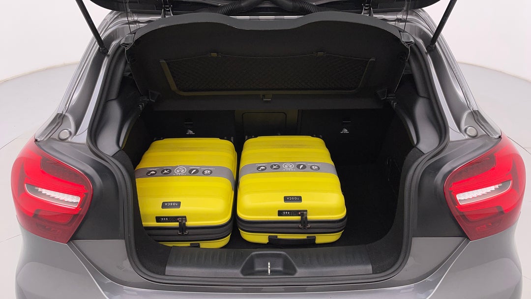 Boot Inside View with Luggage