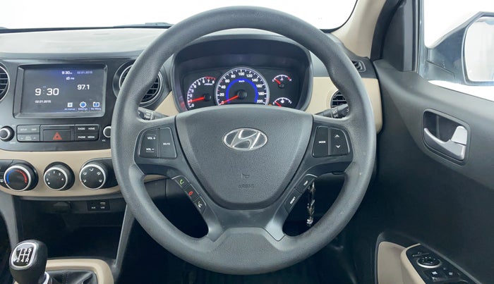 2018 Hyundai Grand i10 SPORTZ 1.2 KAPPA VTVT, Petrol, Manual, 20,438 km, Steering Wheel Close Up