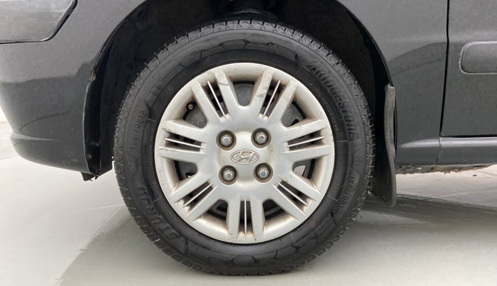 2010 Hyundai Santro Xing GLS, Petrol, Manual, 76,387 km, Left Front Wheel