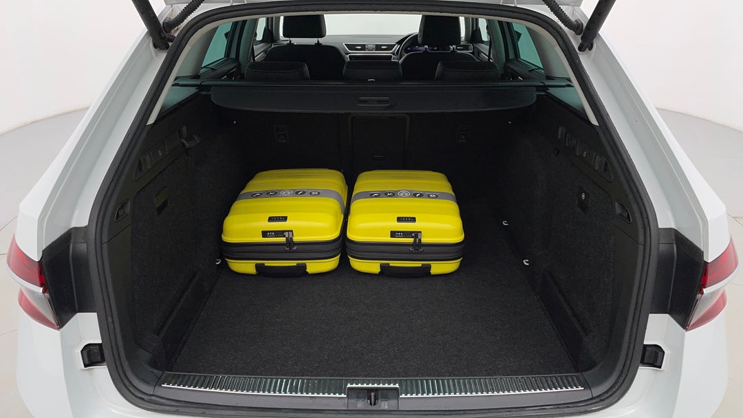 Boot Inside View with Luggage