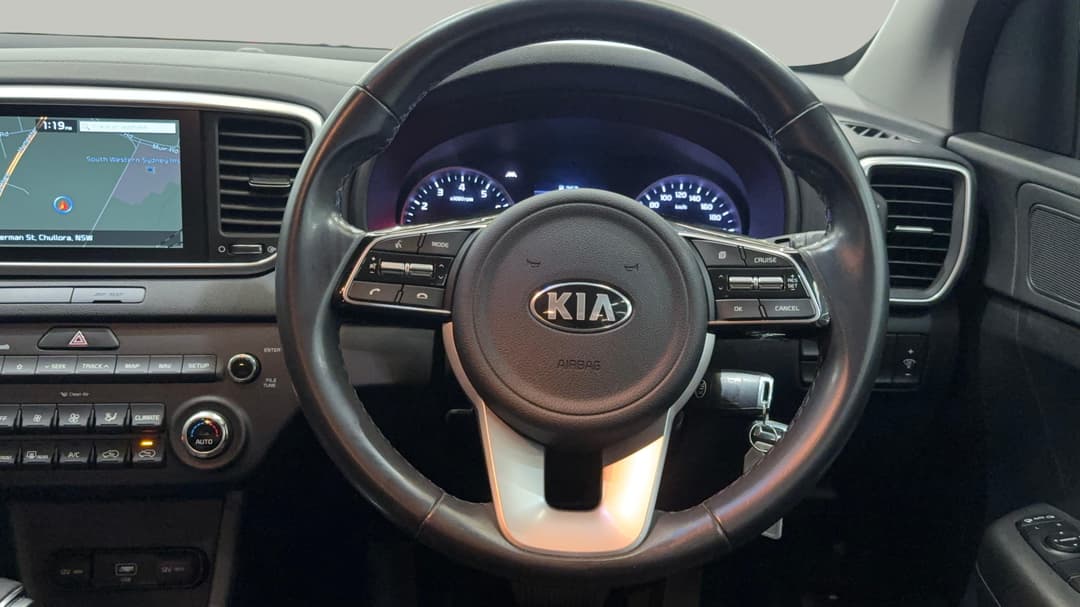 2019 Kia Sportage Si Premium (FWD), Automatic, 98228 km, Steering Wheel Close-up