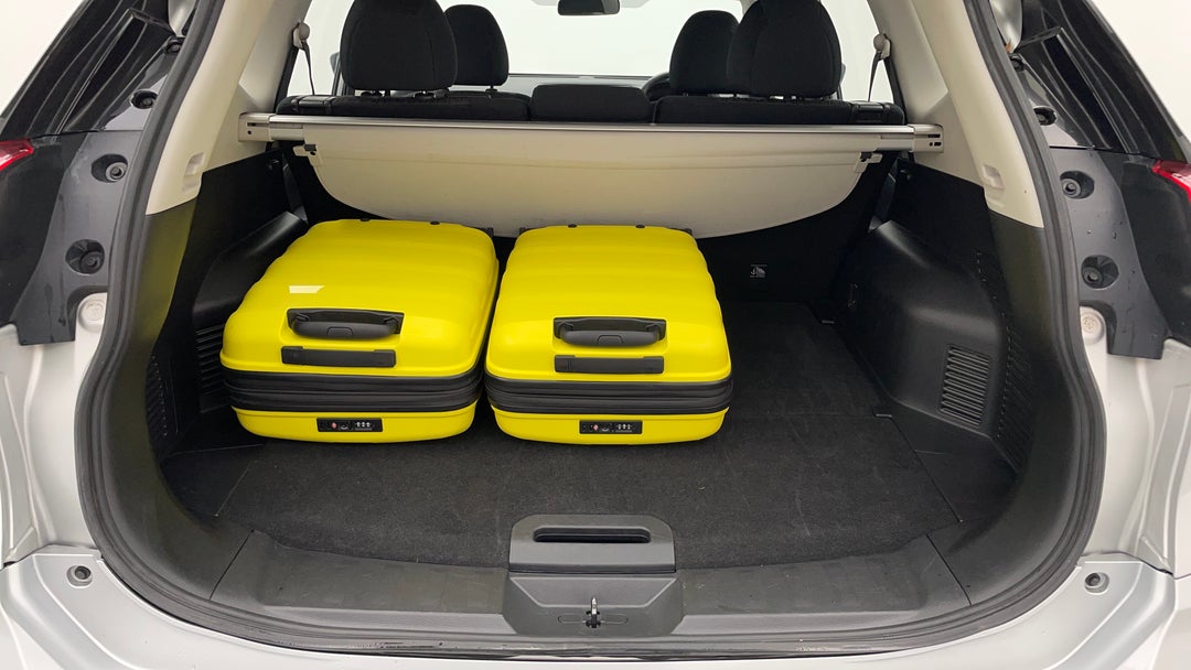 Boot Inside View with Luggage