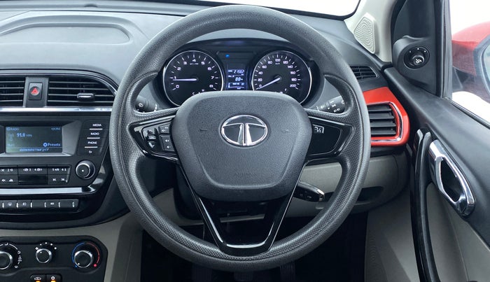 2018 Tata Tiago XZ 1.2 REVOTRON, Petrol, Manual, 21,599 km, Steering Wheel Close Up