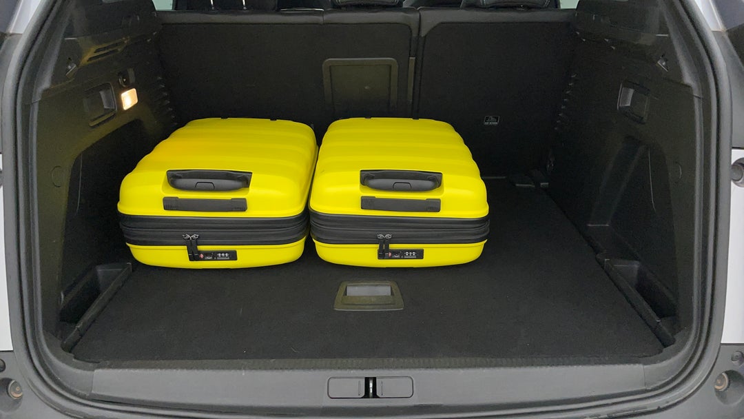 Boot Inside View with Luggage