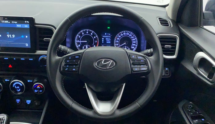 2019 Hyundai VENUE SX 1.0 (O) TURBO, Petrol, Manual, 26,422 km, Steering Wheel Close Up