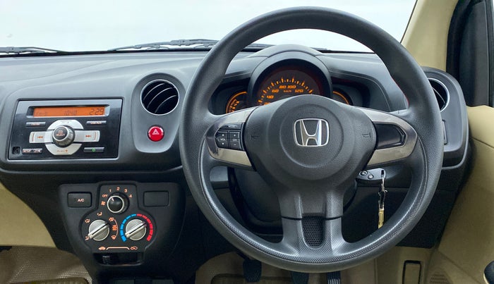 2014 Honda Amaze 1.2 SMT I VTEC, Petrol, Manual, 41,682 km, Steering Wheel Close Up