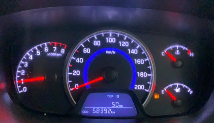 2016 Hyundai Grand i10 ASTA 1.2 KAPPA VTVT, Petrol, Manual, 58,392 km, Odometer Image