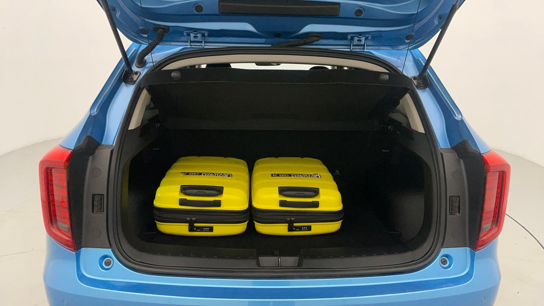 Boot Inside View with Luggage