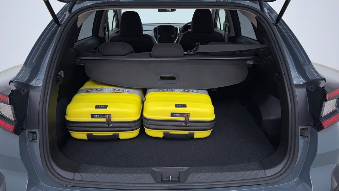 Boot Inside View with Luggage
