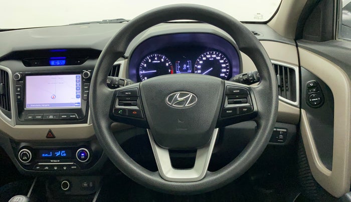 2017 Hyundai Creta SX PLUS 1.6 PETROL, Petrol, Manual, 35,540 km, Steering Wheel Close Up