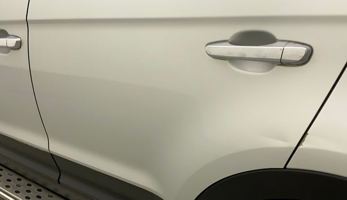 2017 Hyundai Creta SX PLUS 1.6 PETROL, Petrol, Manual, 35,540 km, Rear left door - Slightly dented