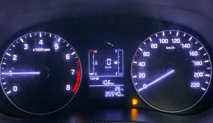 2017 Hyundai Creta SX PLUS 1.6 PETROL, Petrol, Manual, 35,540 km, Odometer Image