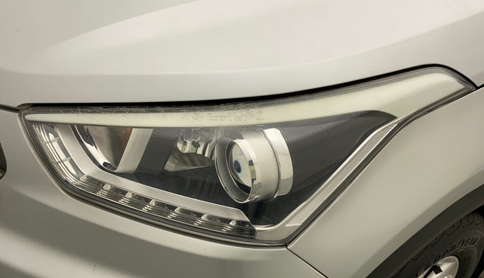 2017 Hyundai Creta SX PLUS 1.6 PETROL, Petrol, Manual, 35,540 km, Left headlight - Minor scratches