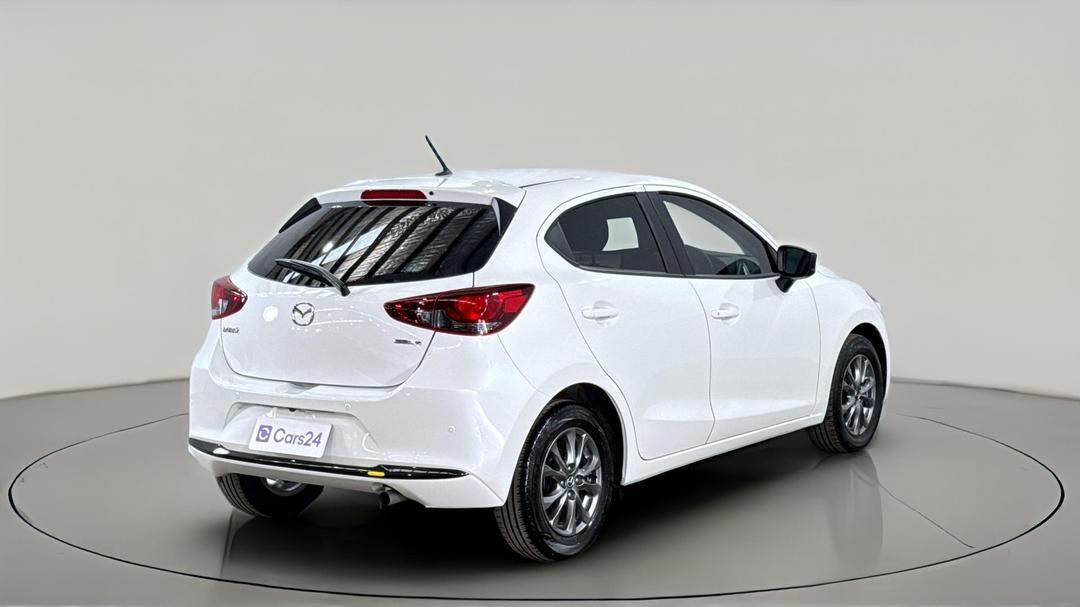 2024 Mazda Mazda2 G15 Pure, Automatic, 11805 km, Right Back Diagonal (45- Degree) View