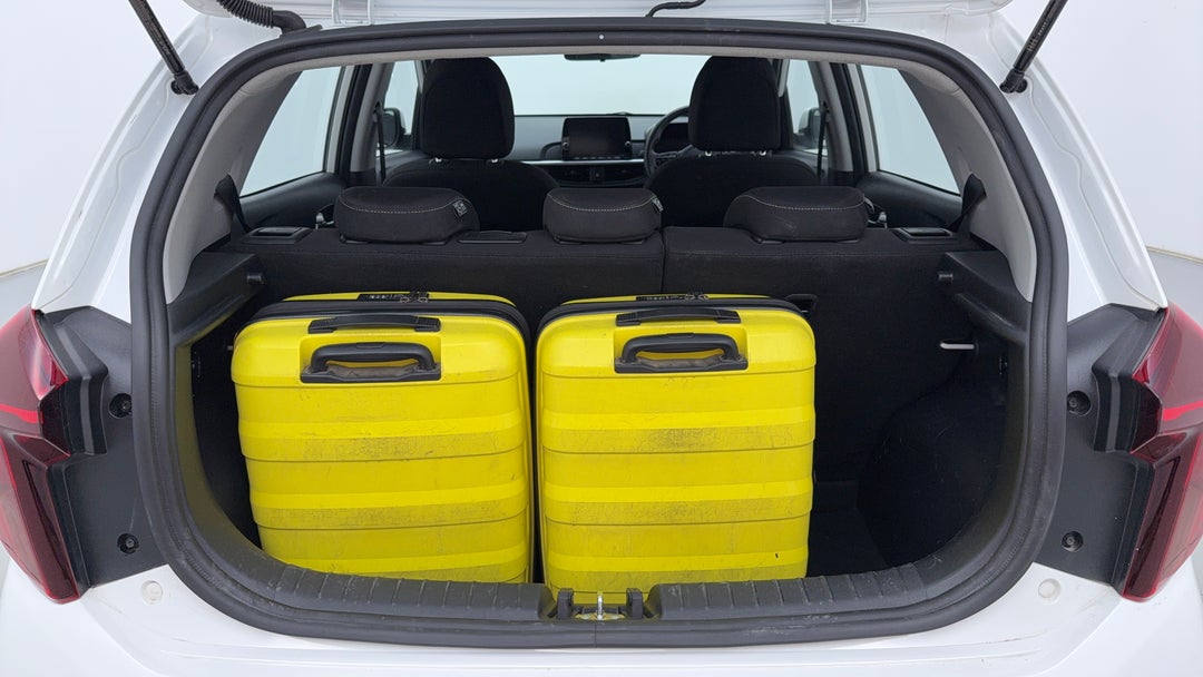 Boot Inside View with Luggage