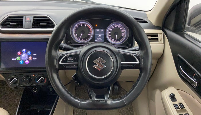 2020 Maruti Dzire VXI AMT, Petrol, Automatic, 55,344 km, Steering Wheel Close Up