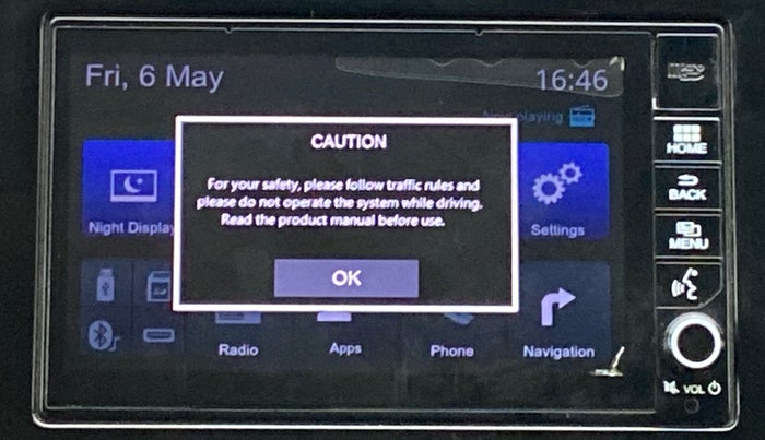 2017 Honda City V CVT, Petrol, Automatic, 43,106 km, Infotainment system - Touch screen not working