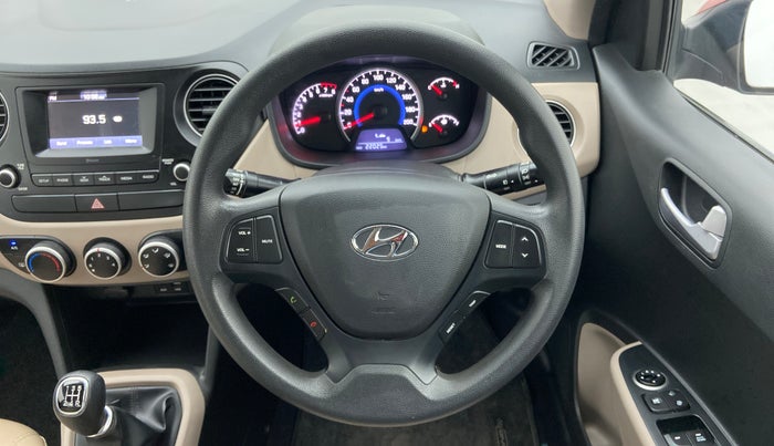 2017 Hyundai Grand i10 SPORTZ 1.2 KAPPA VTVT, Petrol, Manual, 22,025 km, Steering Wheel Close Up