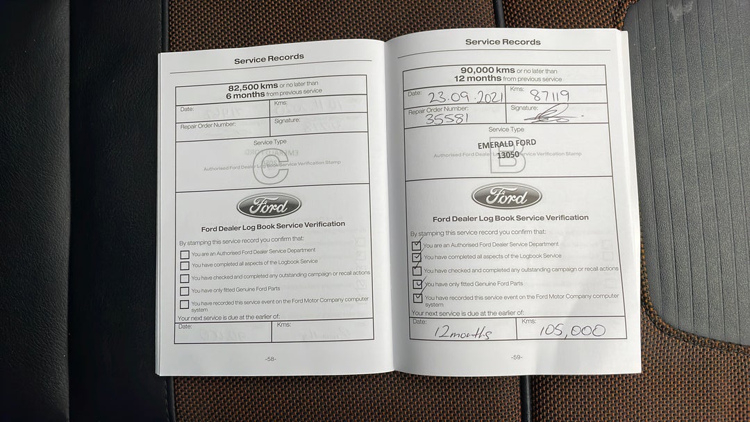 2016 Ford Ranger Wildtrak 3.2 (4x4), Automatic, 94580 km, Service History