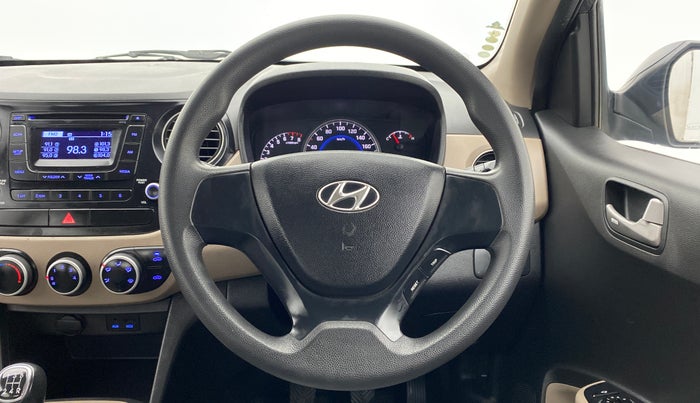 2015 Hyundai Grand i10 SPORTZ 1.2 KAPPA VTVT, Petrol, Manual, 95,518 km, Steering Wheel Close Up