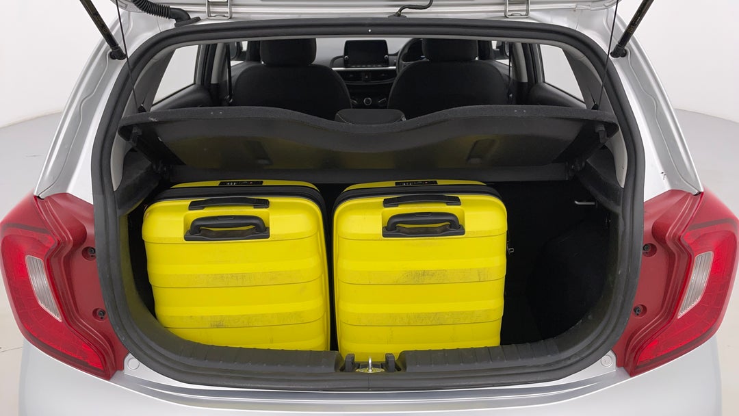 Boot Inside View with Luggage