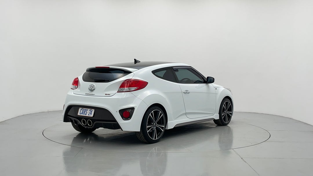 2017 Hyundai Veloster Sr Turbo, Manual, 56951 km, Right Back Diagonal (45- Degree) View