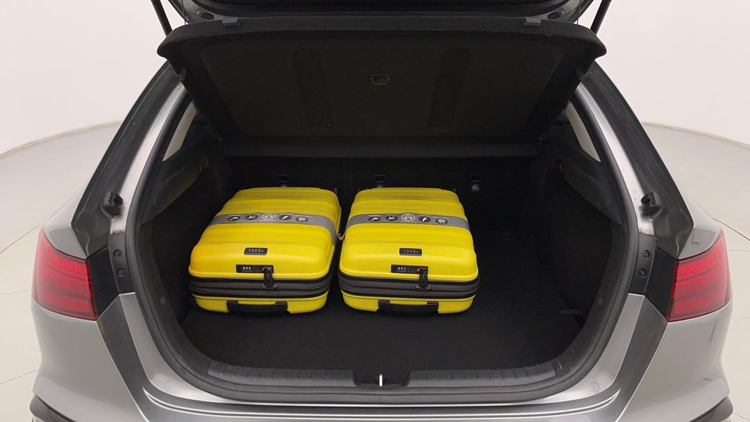 Boot Inside View with Luggage