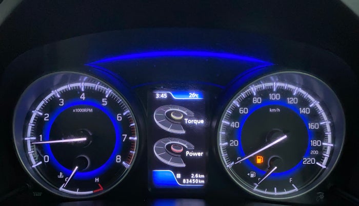 2017 Maruti Baleno ALPHA PETROL 1.2, Petrol, Manual, 83,450 km, Odometer Image