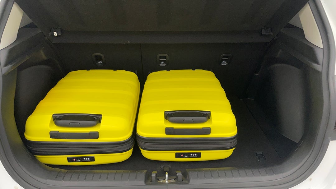 Boot Inside View with Luggage