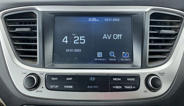 2017 Hyundai Verna 1.6 SX VTVT AT (O), Petrol, Automatic, 42,423 km, Infotainment System