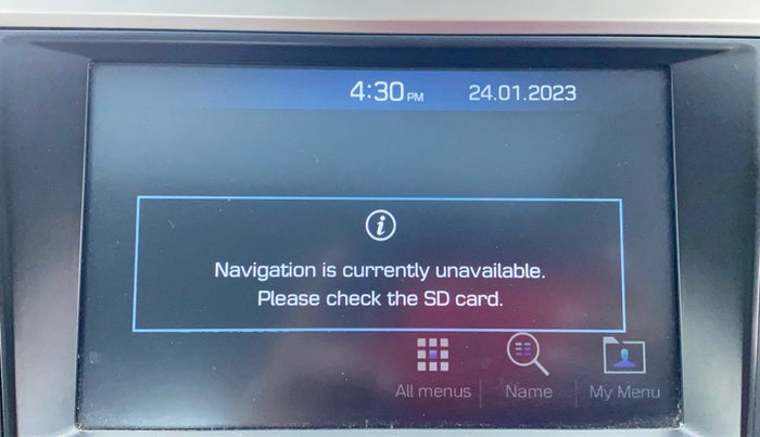2017 Hyundai Verna 1.6 SX VTVT AT (O), Petrol, Automatic, 42,423 km, Infotainment system - GPS Card not working/missing