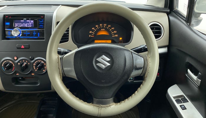 2013 Maruti Wagon R 1.0 LXI CNG, CNG, Manual, 79,617 km, Steering Wheel Close Up