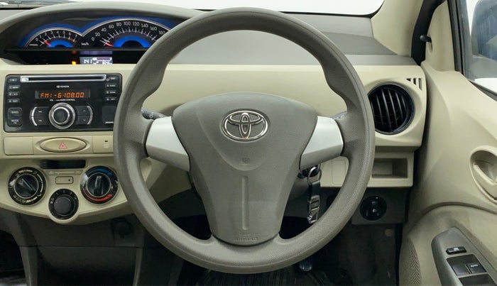 2015 Toyota Etios G, Petrol, Manual, 11,104 km, Steering Wheel Close Up