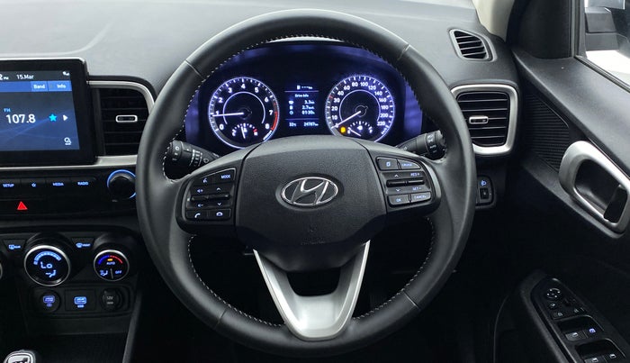 2019 Hyundai VENUE 1.0L Turbo GDI SX(O) MT, Petrol, Manual, 24,847 km, Steering Wheel Close Up
