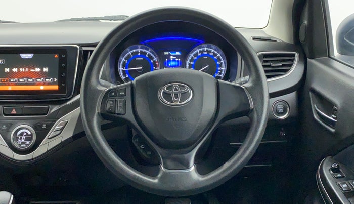 2021 Toyota Glanza G CVT, Petrol, Automatic, 8,466 km, Steering Wheel Close Up