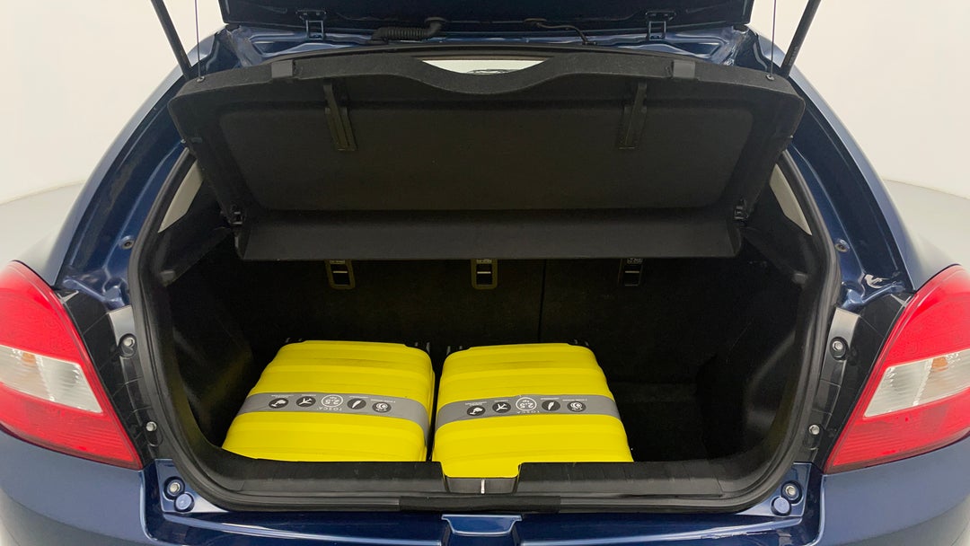 Boot Inside View with Luggage