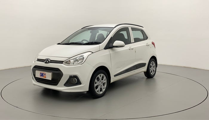 2015 Hyundai Grand i10 SPORTZ 1.2 KAPPA VTVT, Petrol, Manual, 41,426 km, Left Front Diagonal