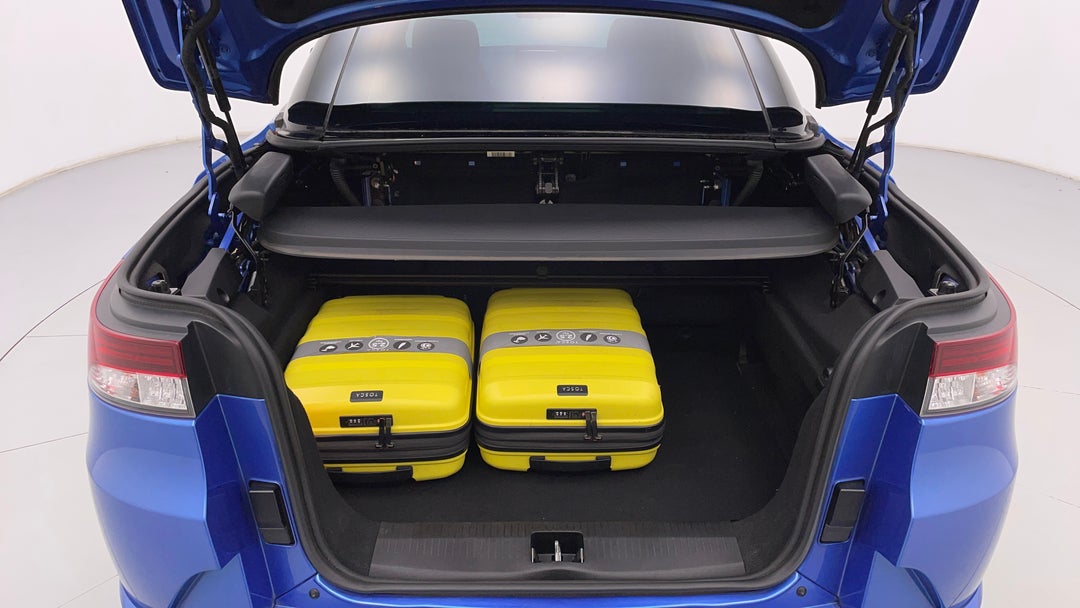 Boot Inside View with Luggage