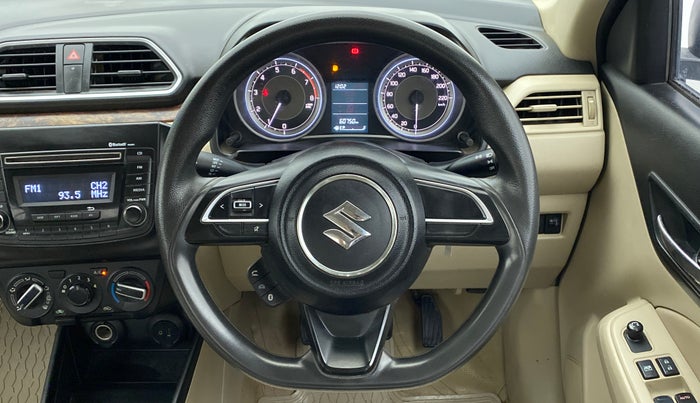 2019 Maruti Dzire VXI, Petrol, Manual, 60,750 km, Steering Wheel Close Up