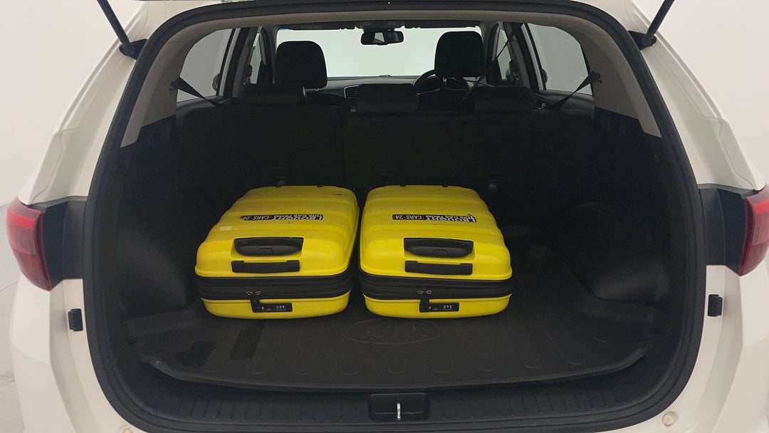 Boot Inside View with Luggage