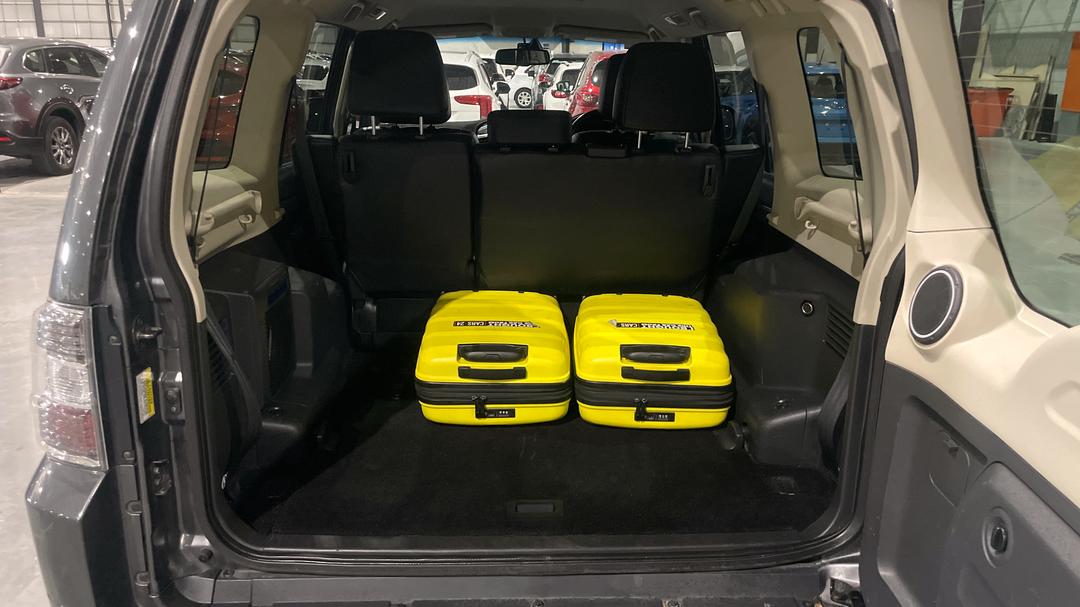 2020 Mitsubishi Pajero Gls (4x4) 7 Seat (leather), Automatic, 116454 km, Boot Inside View with Luggage