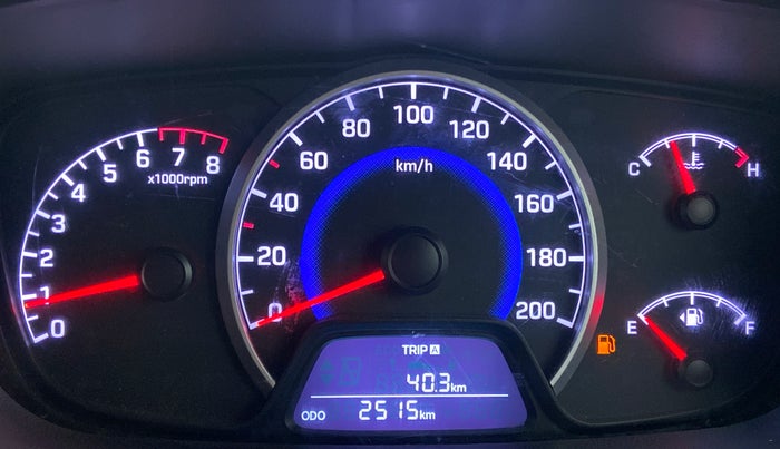 2018 Hyundai Grand i10 SPORTZ 1.2 KAPPA VTVT, Petrol, Manual, 2,548 km, Odometer Image