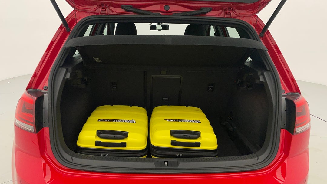 Boot Inside View with Luggage