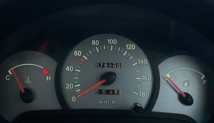 2012 Hyundai Santro Xing GLS, Petrol, Manual, 79,243 km, Odometer Image