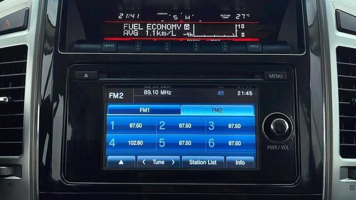 MITSUBISHI PAJERO-Infotainment System