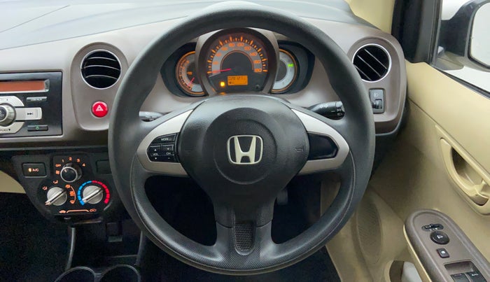 2013 Honda Brio 1.2 S MT I VTEC, Petrol, Manual, 28,127 km, Steering Wheel Close Up